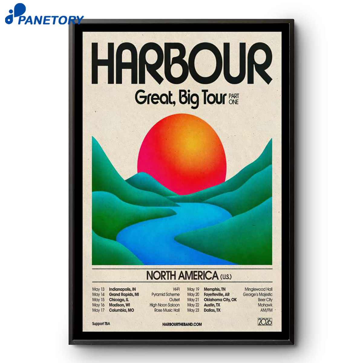 Harbour tour poster — 2026